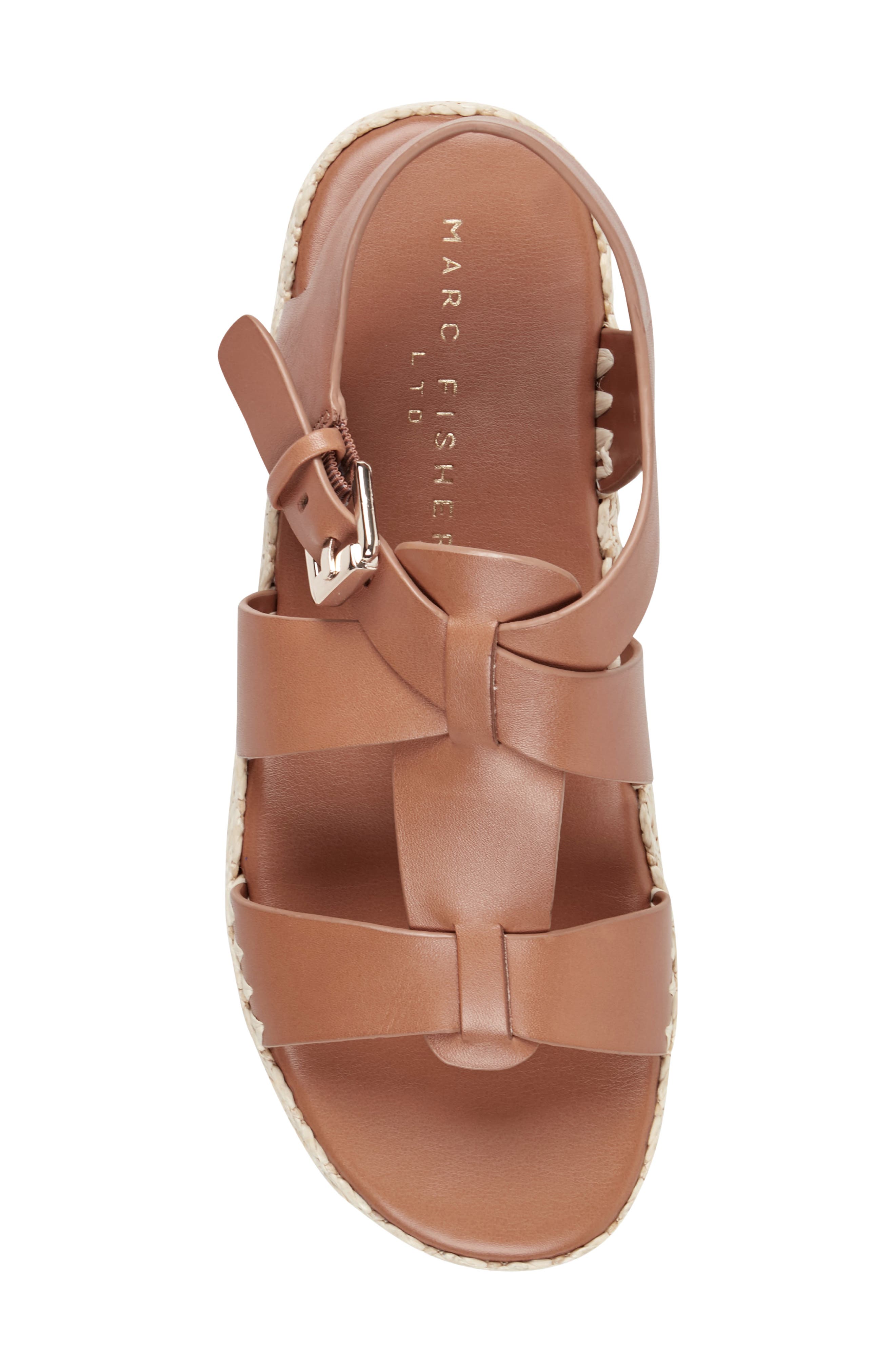 Elissa Platform Sandal, Alternate, color, BROWN