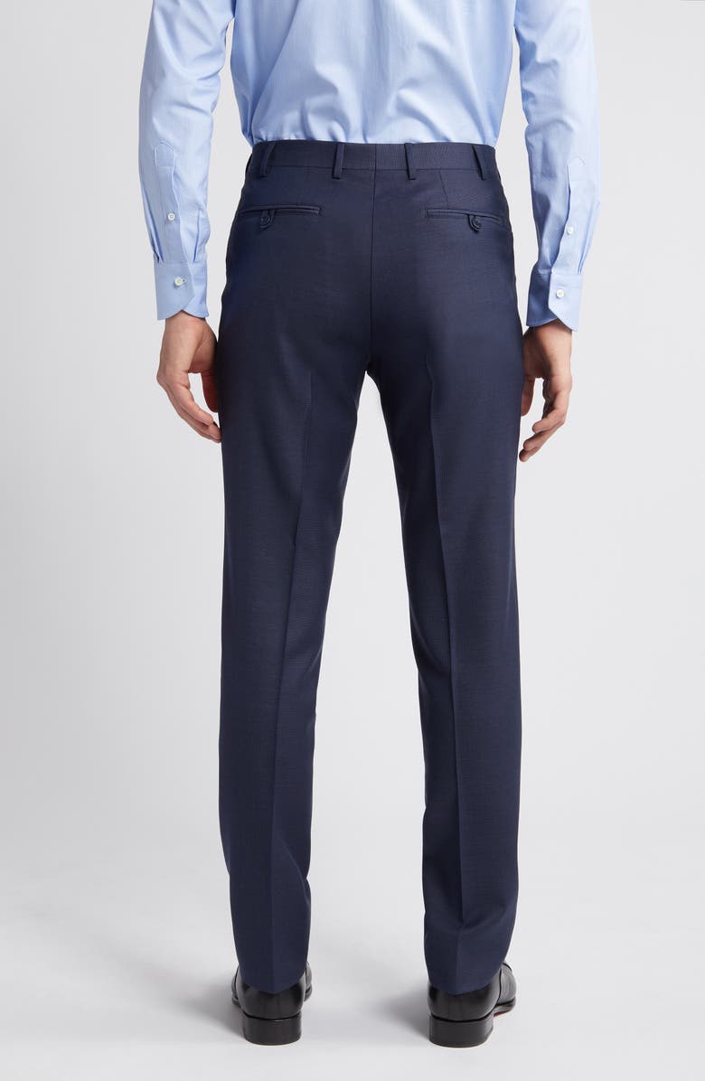 Canali Milano Trim Fit Five Pocket Wool Dress Pants, Alternate, color,