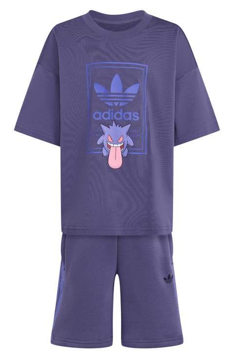 Kids' Pokémon Loose T-Shirt and Shorts Set