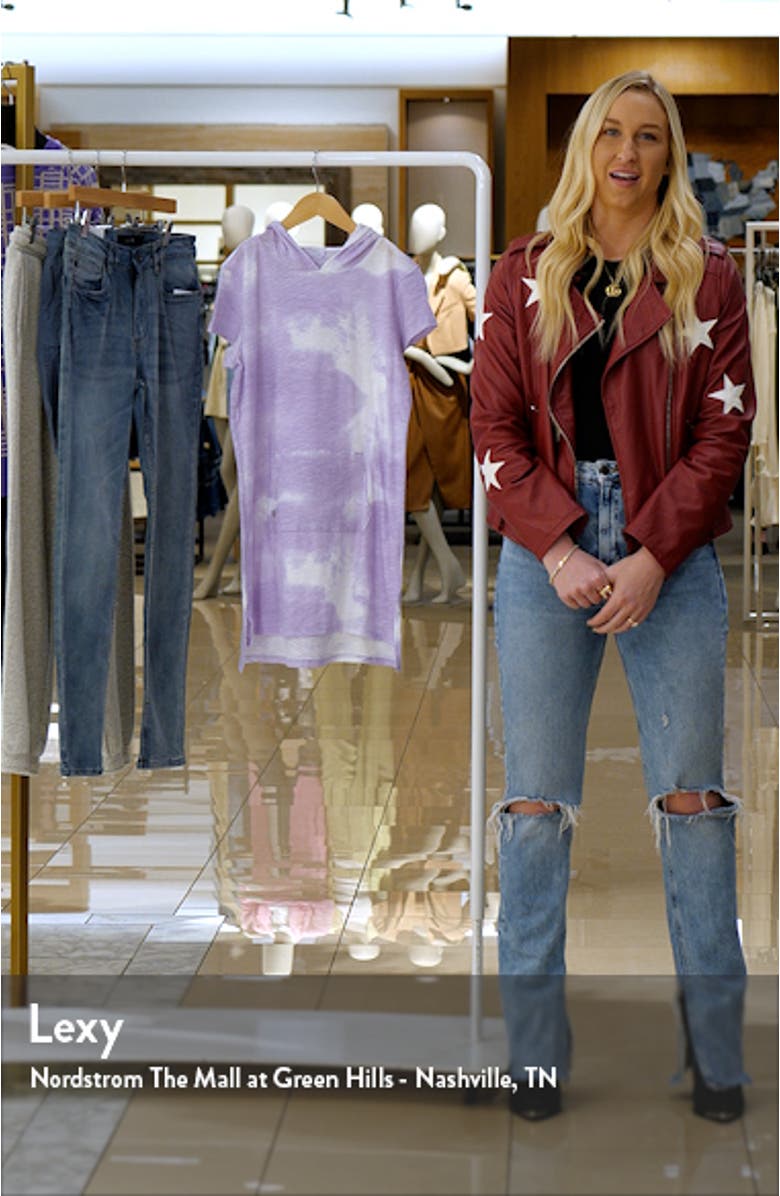 Kids' Tie Dye Hooded Cover-Up Dress, sales video thumbnail