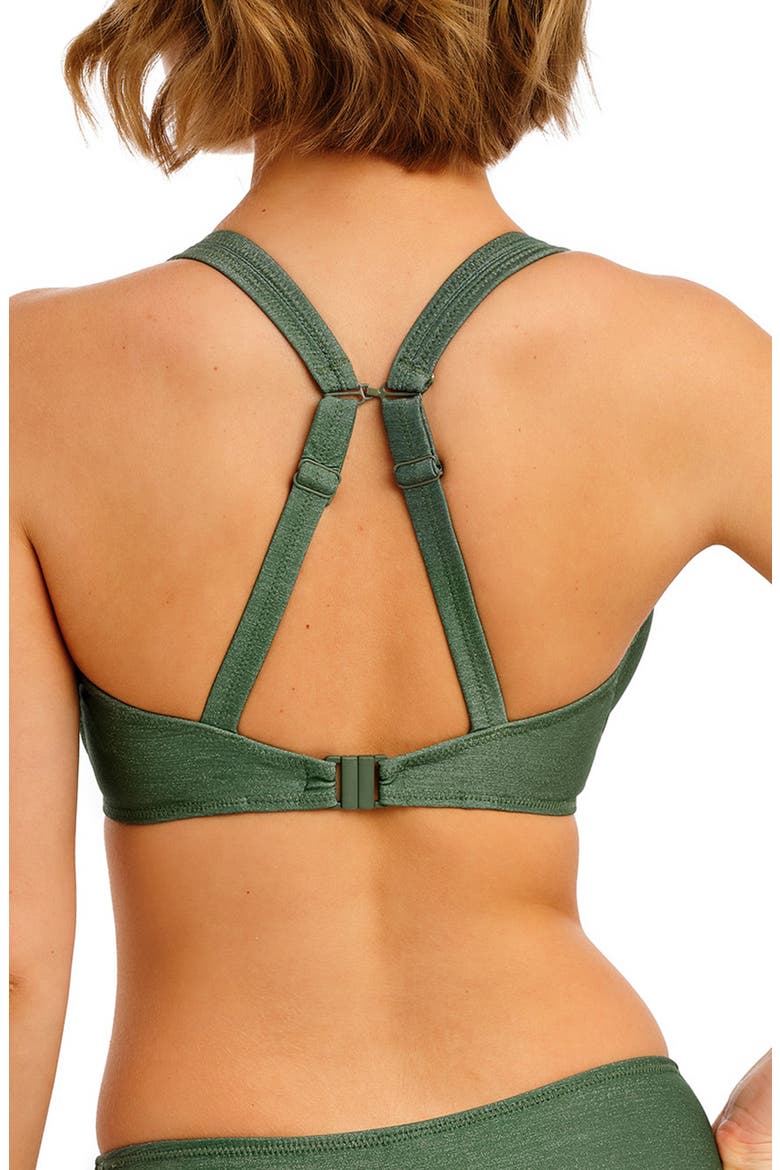 Arizona Wave Underwire High Apex Bikini Top, Alternate, color, FERN
