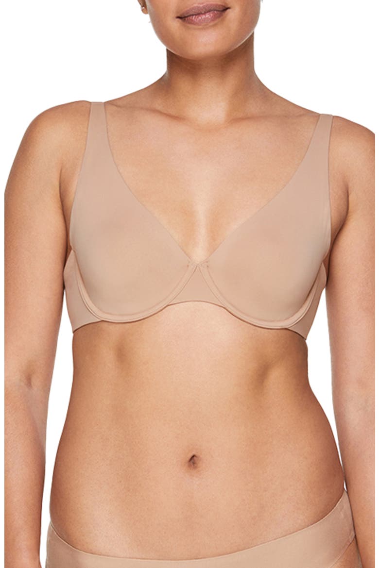 24/7® Classic Second Skin Unlined Underwire Bra, Main, color, TAUPE