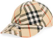 Burberry EKD Archive Check Baseball Cap