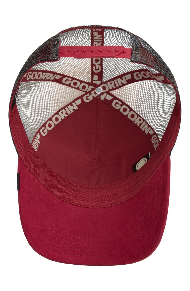 Goorin Bros. Stallion in the Element Patch Trucker Hat, Alternate, color, Crush