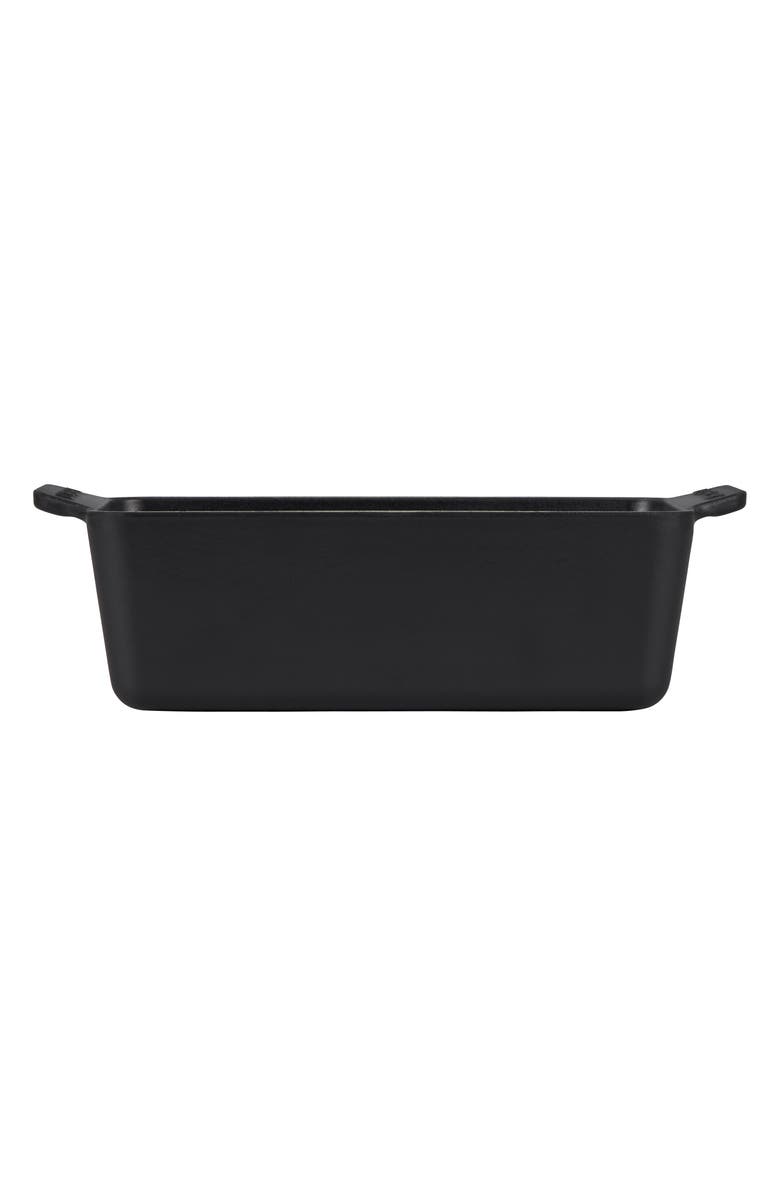 Le Creuset Cast Iron Loaf Pan, Alternate, color, Licorice