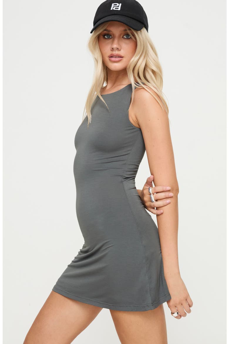 Karreey Jersey Minidress, Alternate, color, GREY