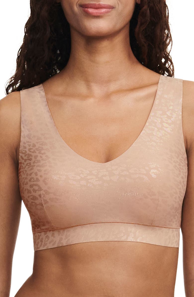 Chantelle Lingerie SoftStretch Padded V-Neck Bralette, Main, color,