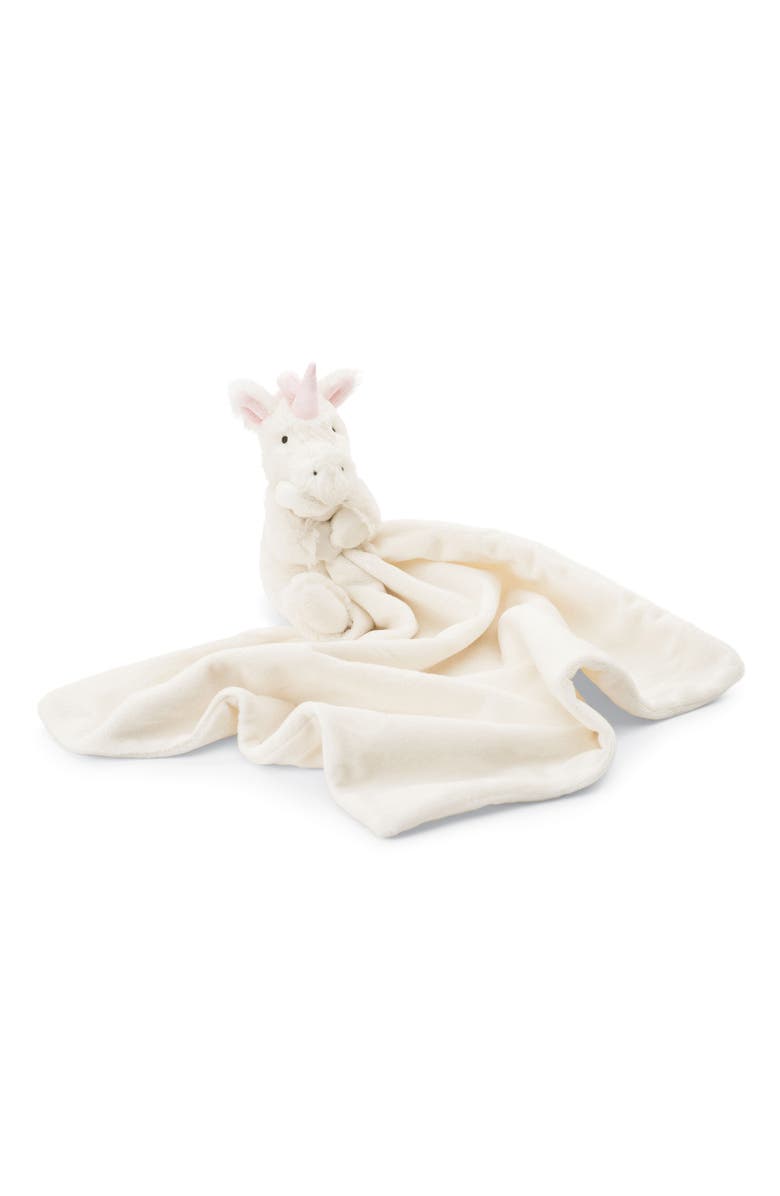 Jellycat Bashful Unicorn Soother Blanket, Main, color,