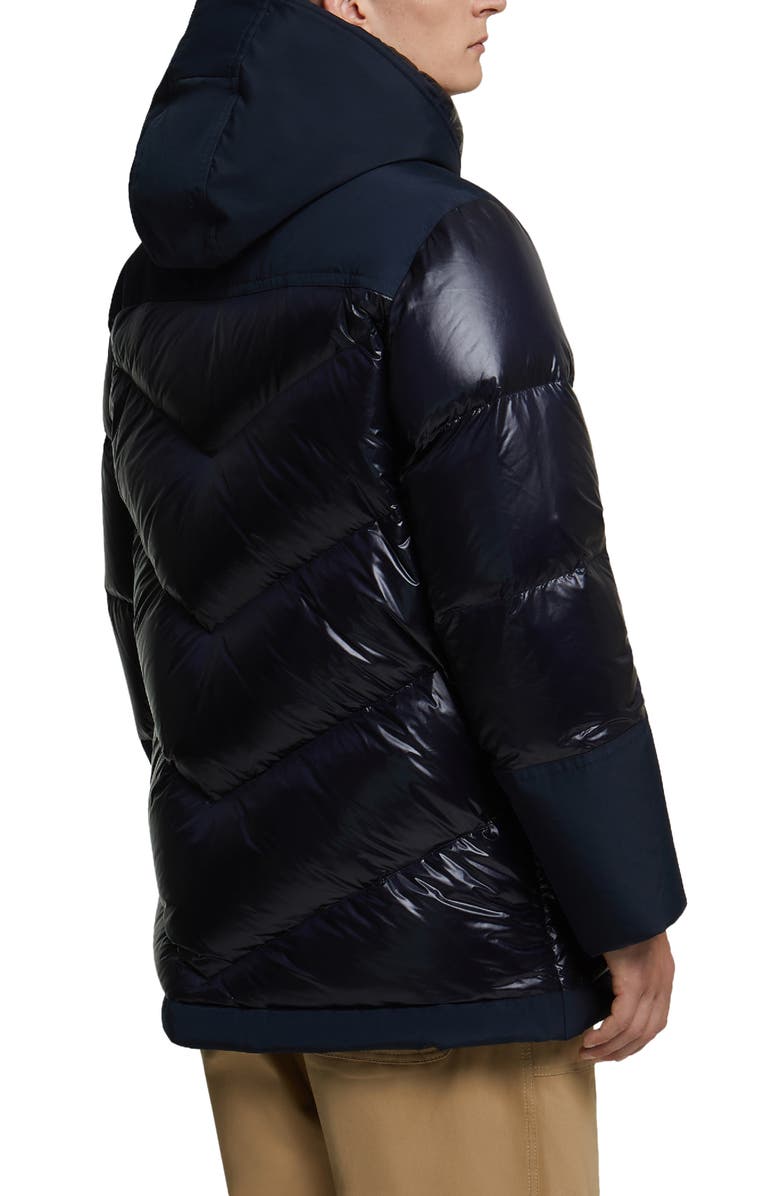 Woolrich Logo Arctic Down Hooded Puffer Coat, Alternate, color, 