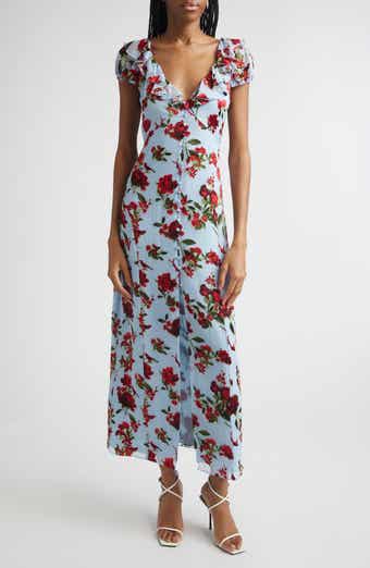Tara Ruffle Tie Back Maxi Dress