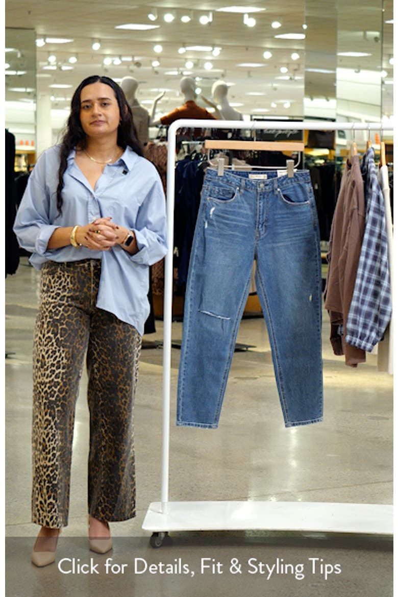 Debbie Express High Waist Slim Tapered Ankle Jeans video