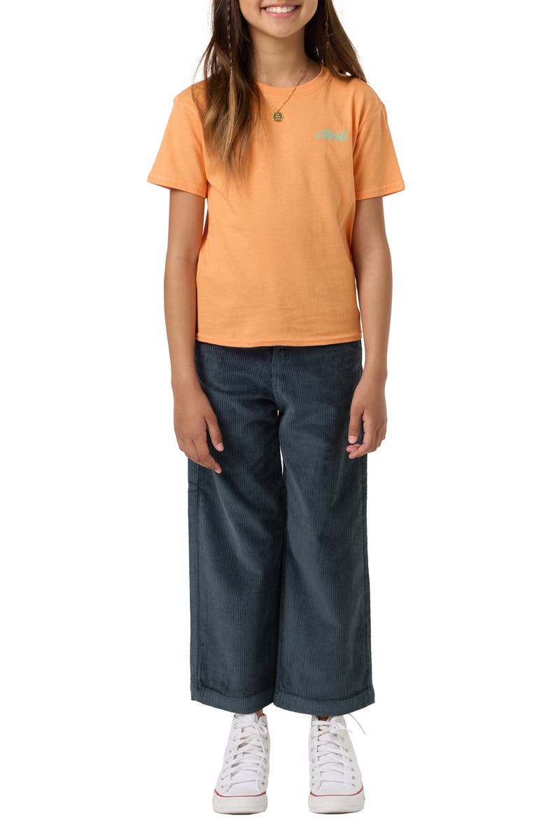 Kids' Surf Angie Cotton Graphic T-Shirt, Alternate, color, ORANGE POP