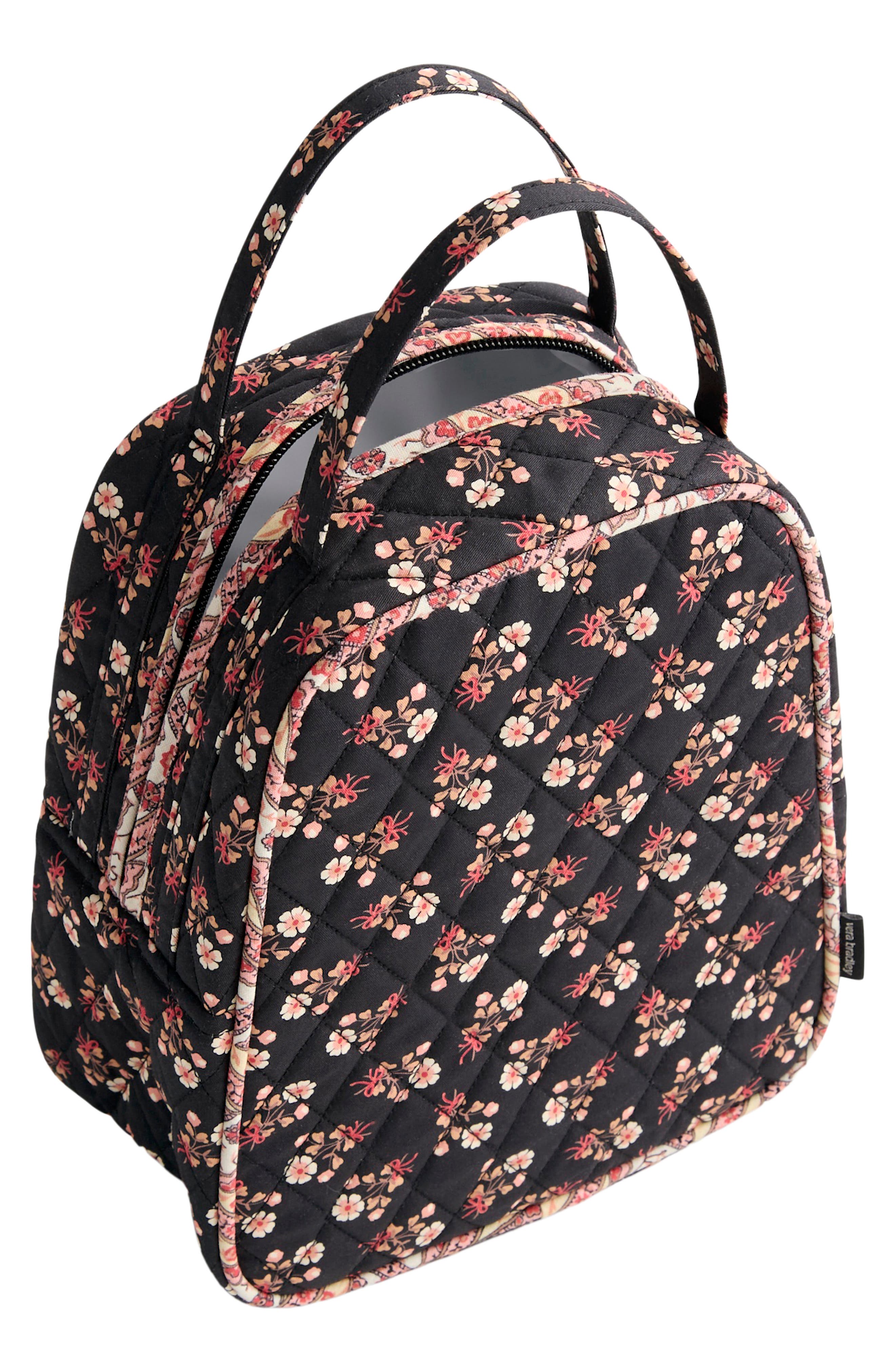 VERA BRADLEY Quilted Lunch Bag, Alternate, color, Melissa Ditsy