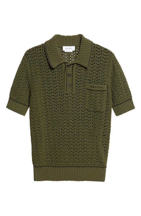 Open Stitch Polo