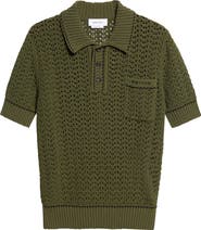 McQueen Open Stitch Polo