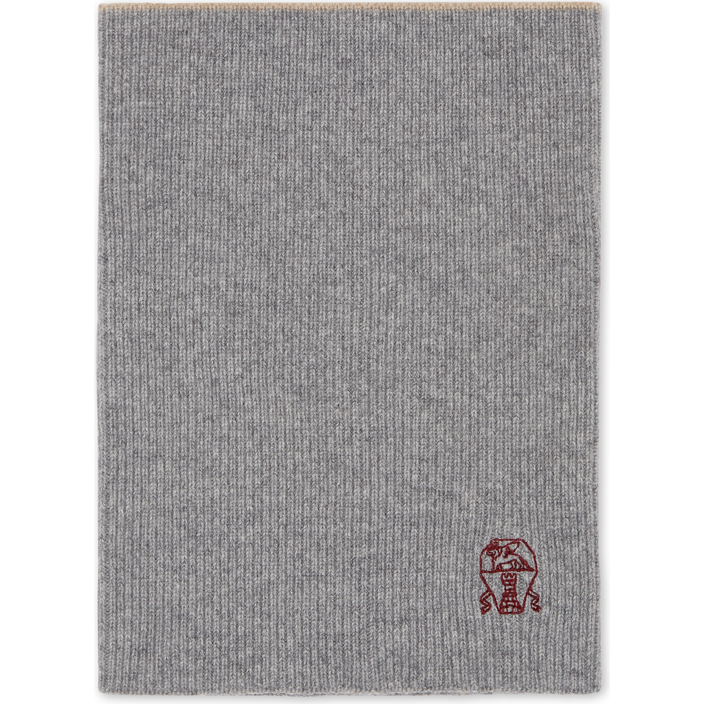 Brunello Cucinelli Neck Warmer In Gray