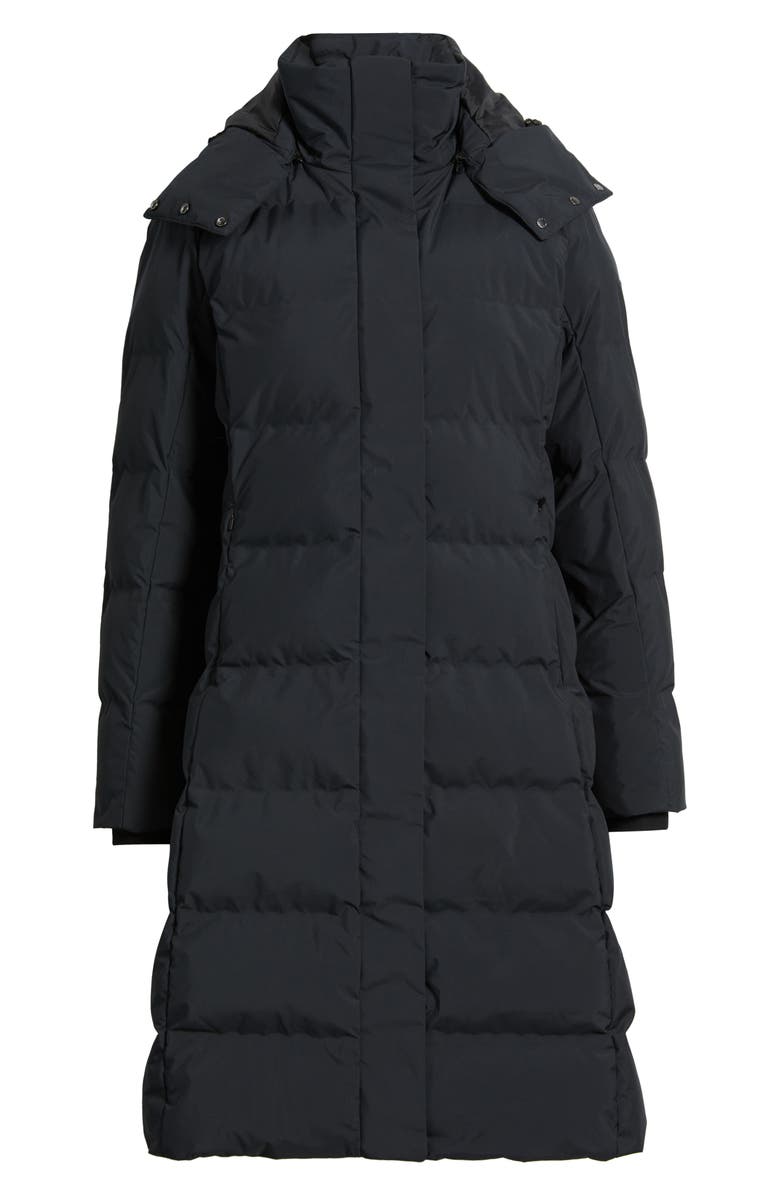 Save The Duck Helsinki Hooded Puffer Coat, Alternate, color, Black