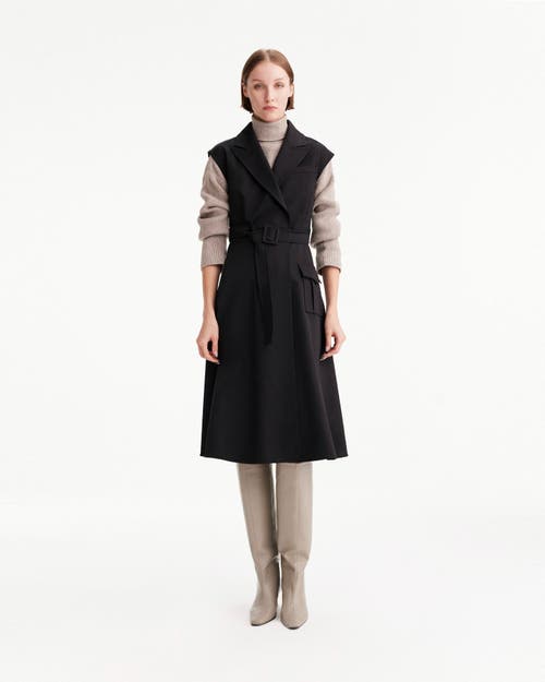 Theo The Label Angelia Cropped Turtleneck Sweater In Sustained Grey