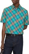 Burberry Relaxed Fit Check Cotton Shirt