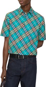 Burberry Relaxed Fit Check Cotton Shirt