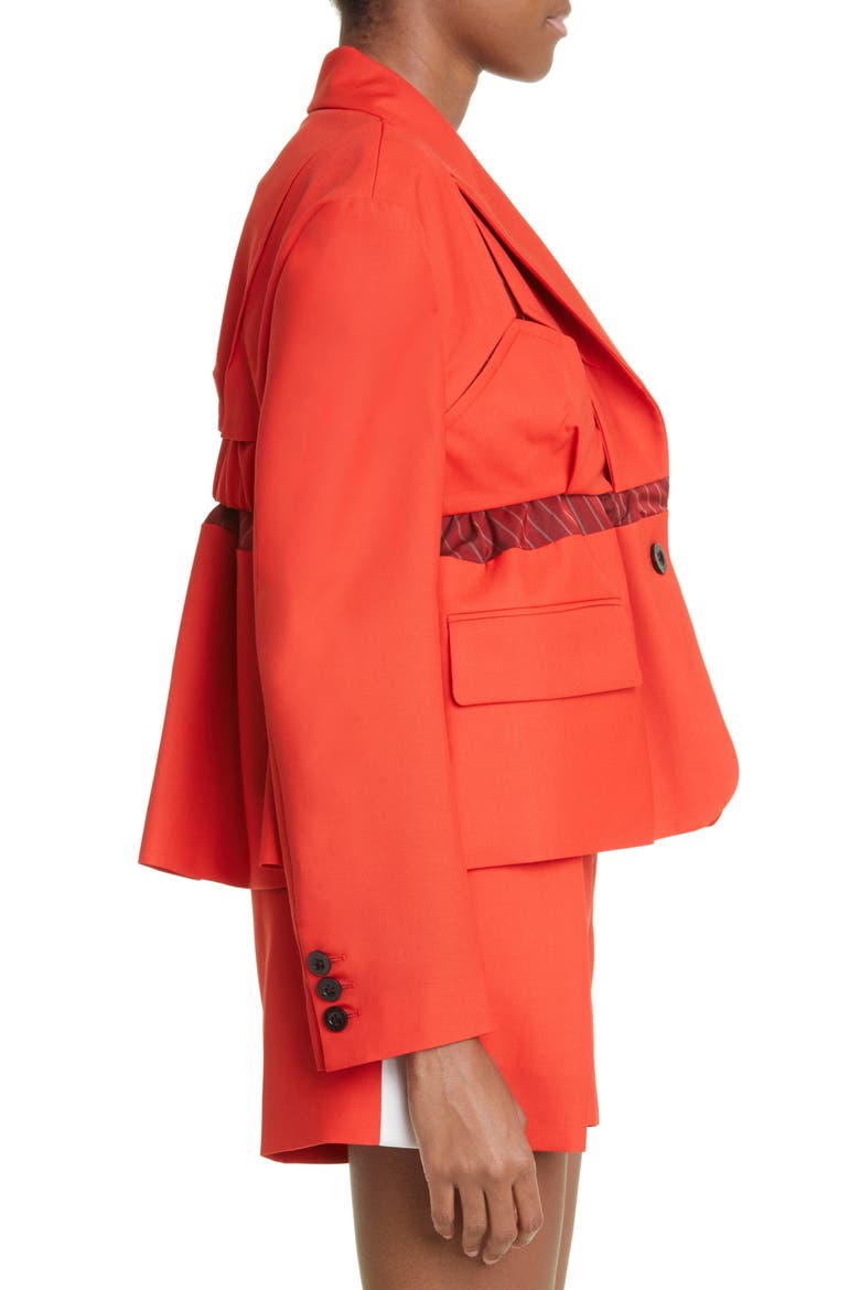 Hybrid Suiting Jacket, Alternate, color, ORANGE