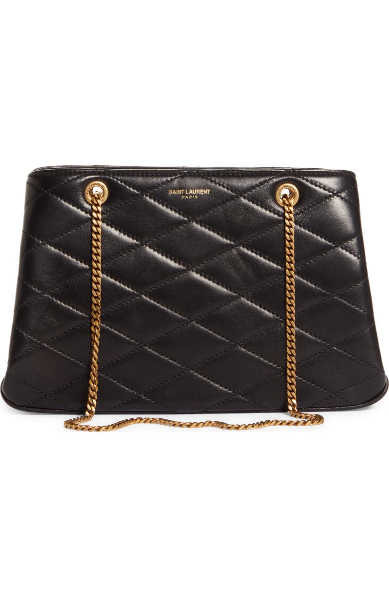 Saint Laurent Medium Melody Quilted Lambskin Bag, Main, color,
