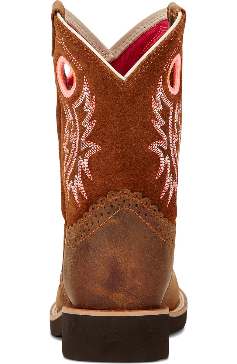 Ariat Kids' Fatbaby Western Boot, Alternate, color, Powder Brown