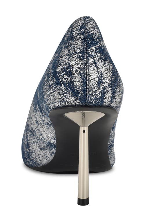 Nine West Deonne Pointed Toe Pump In Dark Blue 400
