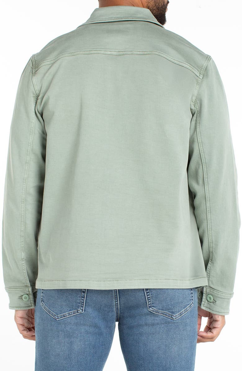 Liverpool Los Angeles Button-Up Overshirt, Alternate, color, Sage Green