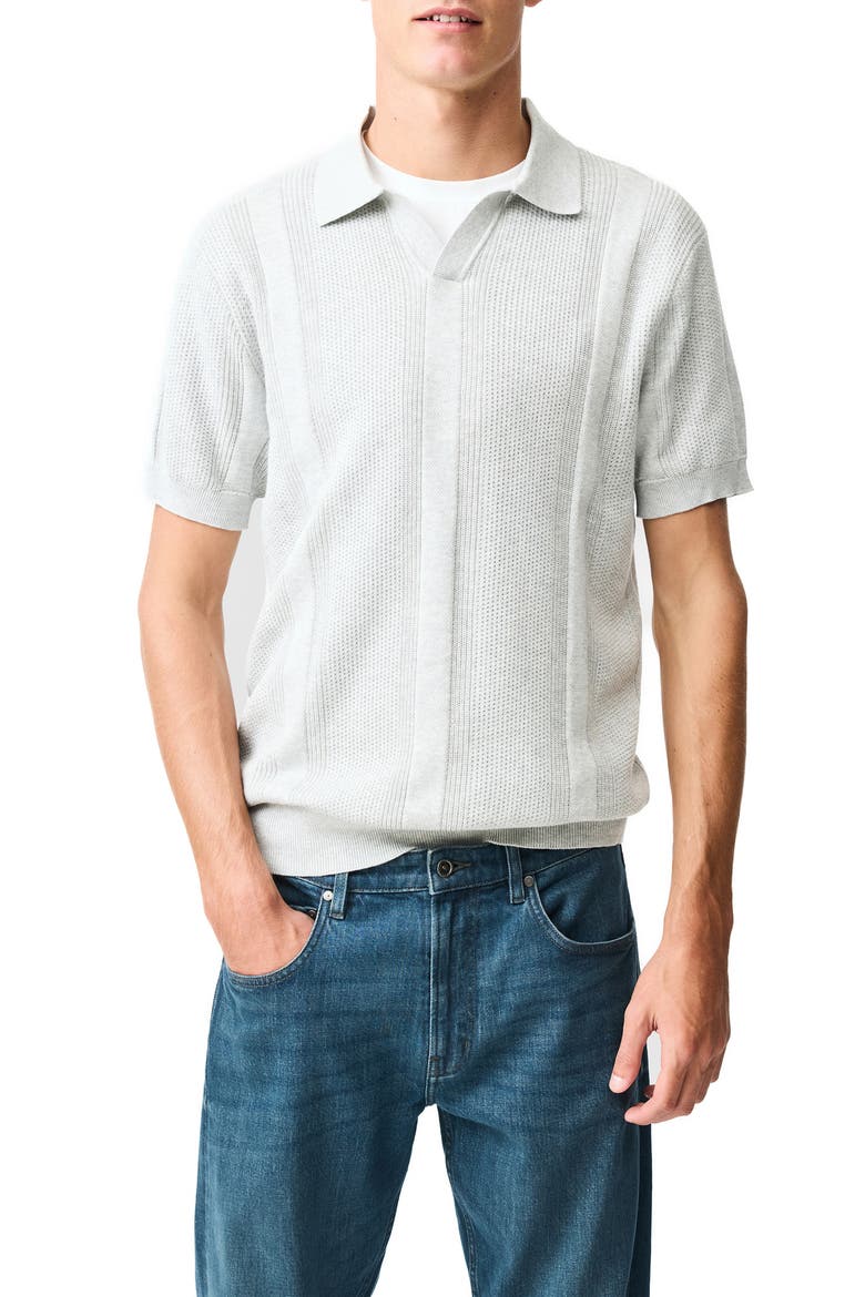 Linwood Cotton Polo, Main, color, STEEL