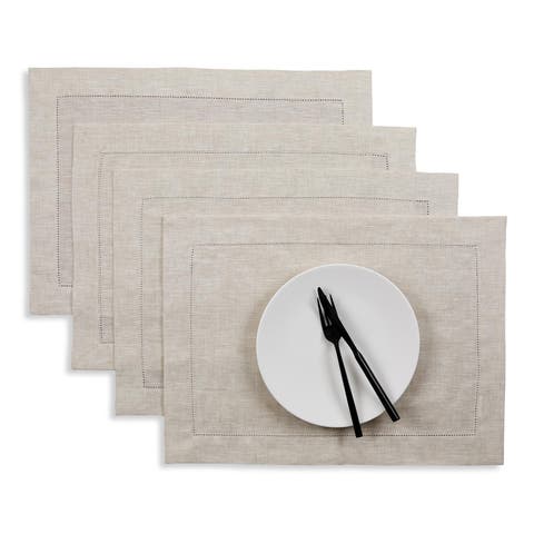 Linen Placemats - Classic Hemstitch