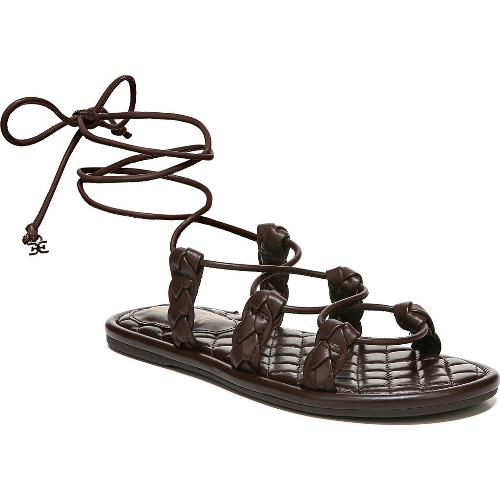 Sam Edelman Zariah Sandal In Dark Chocolate