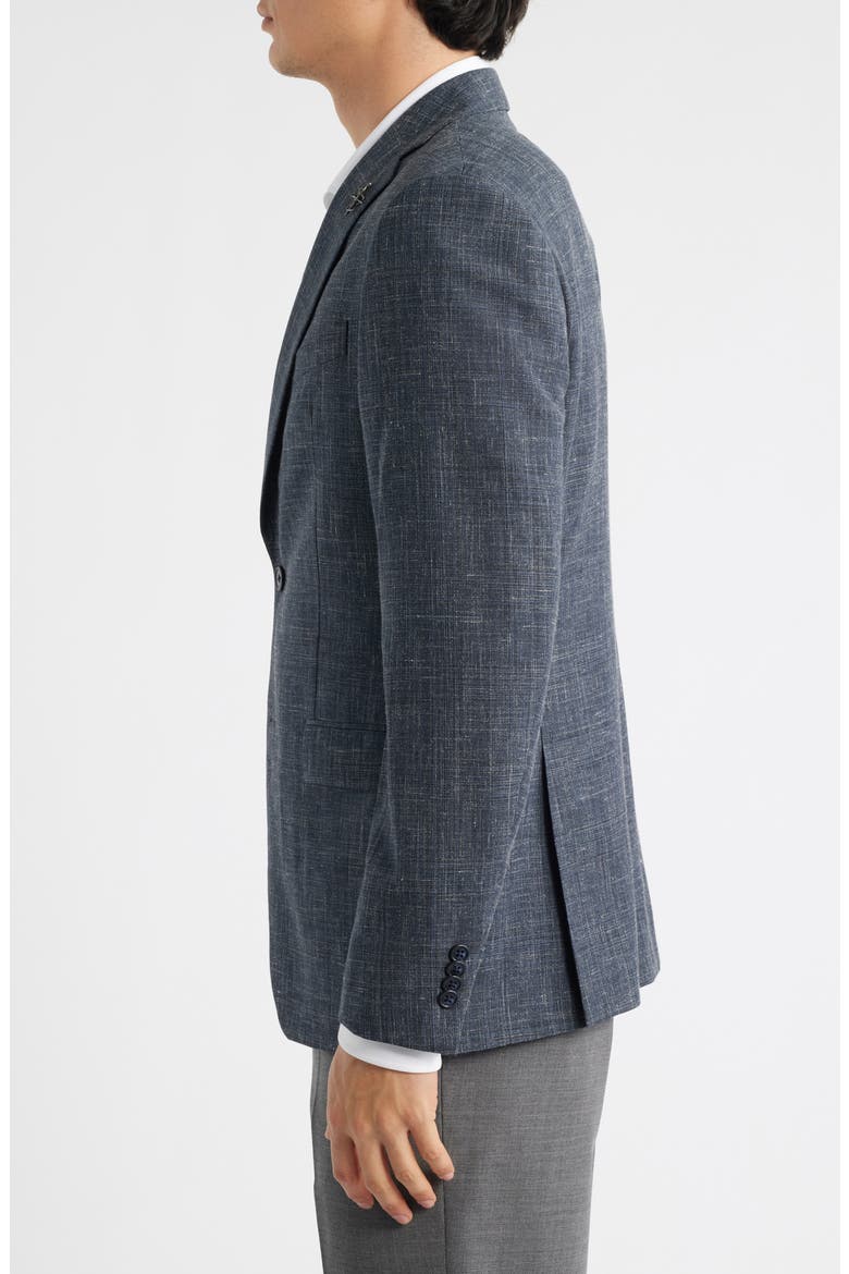Bleecker Wool Blend Sport Coat, Alternate, color, NAVY