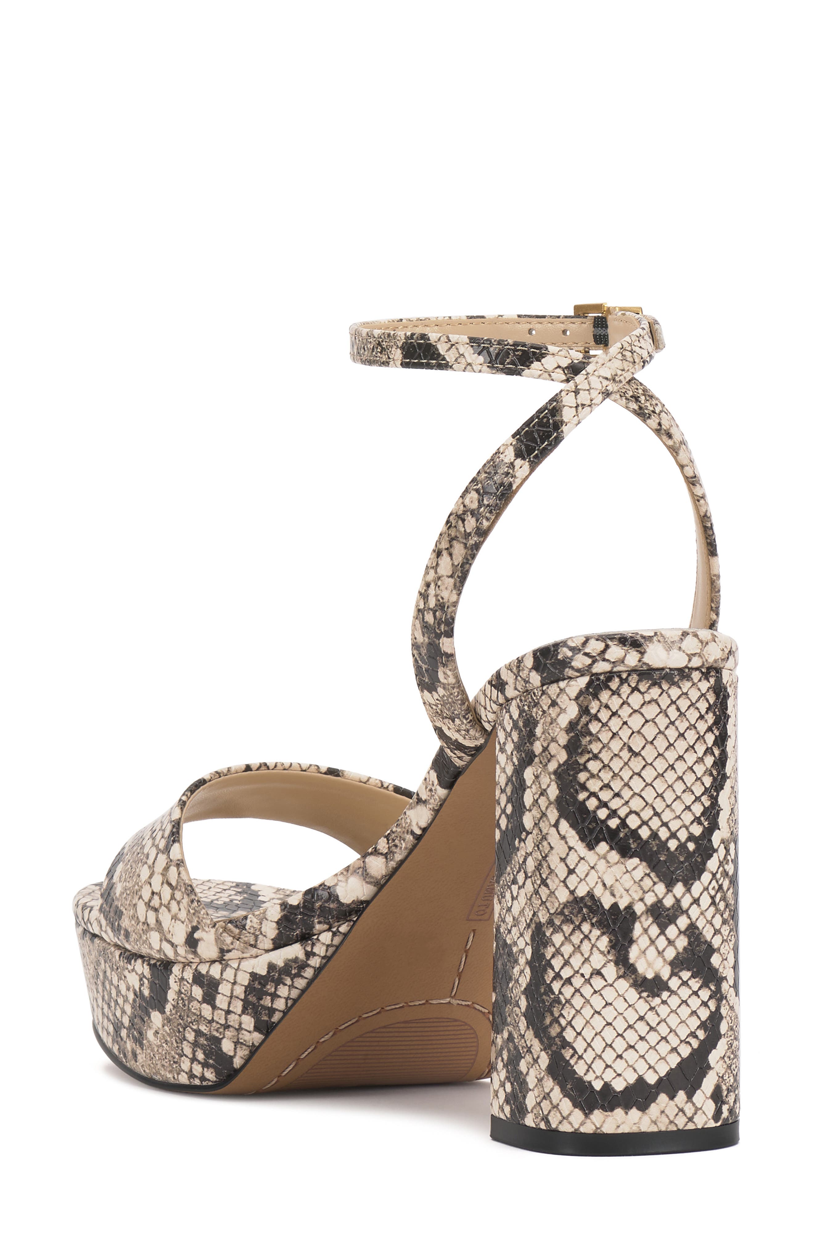 Pendry Ankle Strap Platform Sandal, Alternate, color, BEIGE/ BLACK