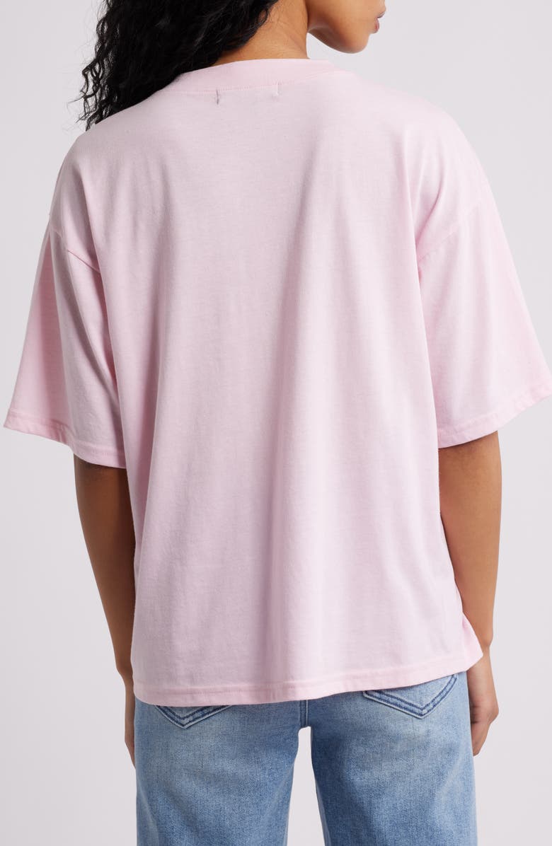 Vinyl Icons 05 V-Neck Graphic T-Shirt, Alternate, color, Pink