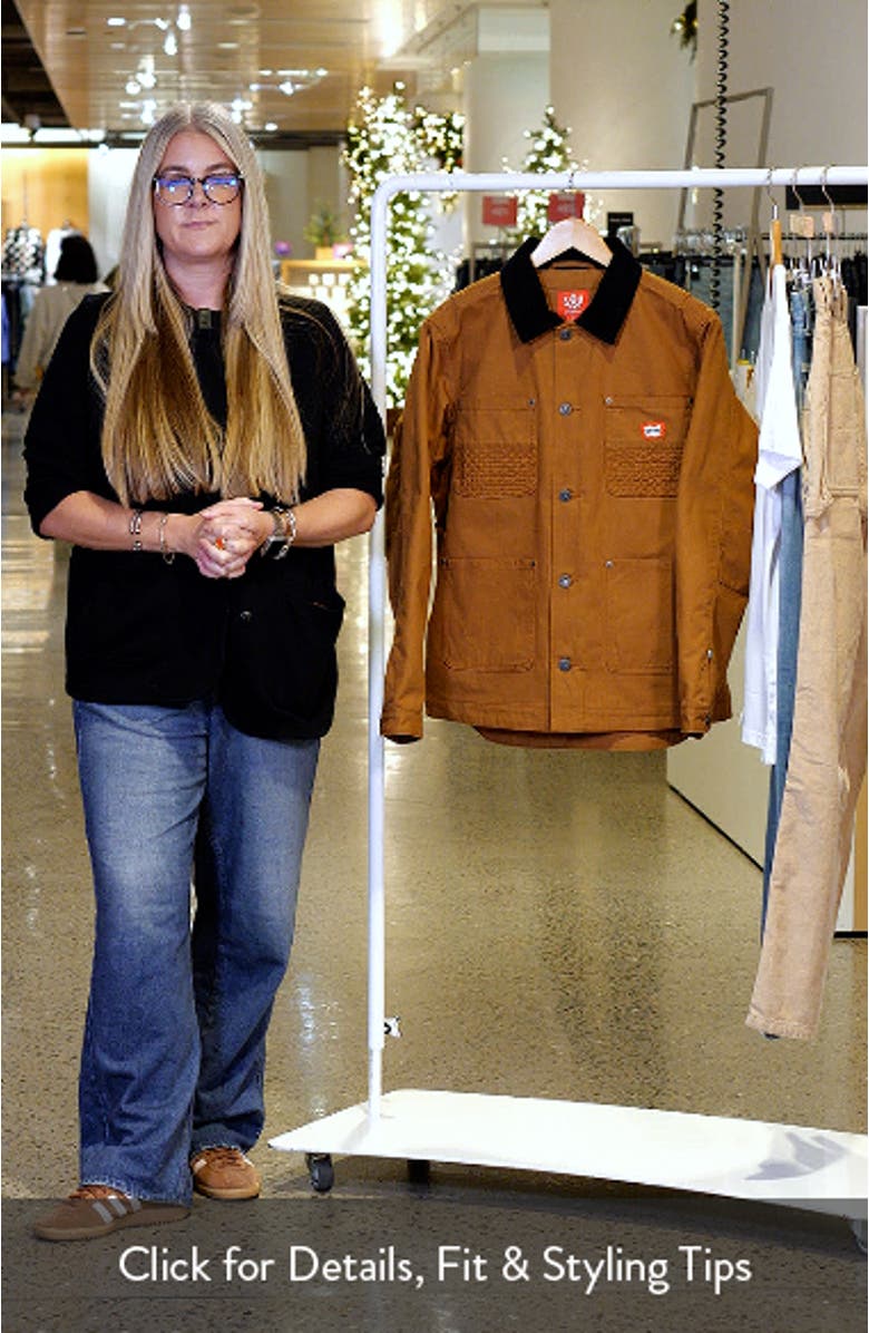 Cotton Canvas Work Chore Jacket, sales video thumbnail