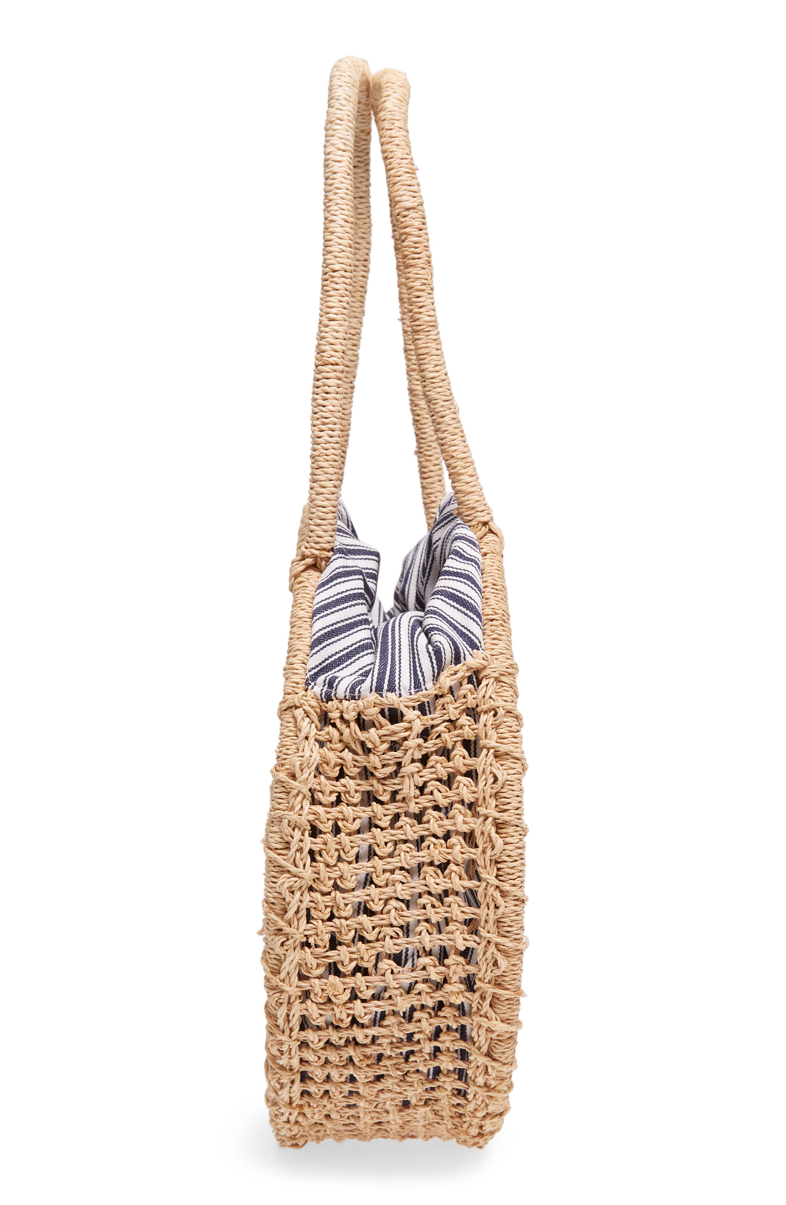 Nordstrom Woven Raffia Circle Bag, Alternate, color, 