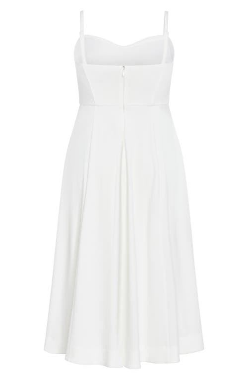 City Chic Pleated Sleeveless Maxi Dress