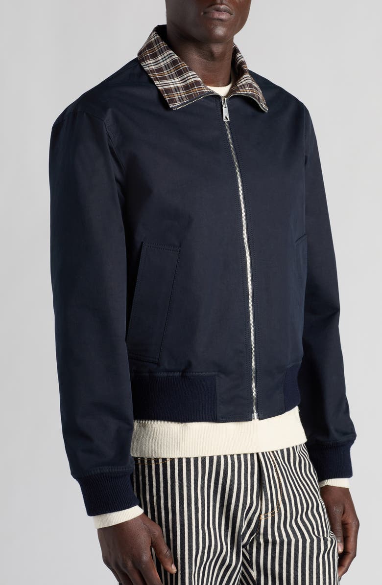 Bottega Veneta Reversible Compact Cotton Jacket, Alternate, color, 4246 Fondant/ Dove/ Mint