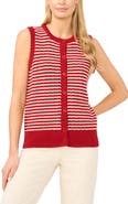 Halogen® Stripe Sweater Vest
