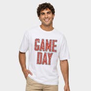 Simply Sage Market Game Day Outlined Distressed Garment Dyed T-Shirt