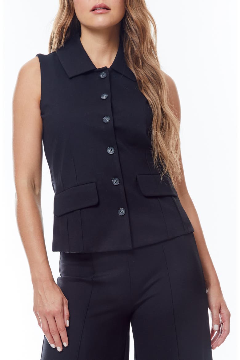 Ponte Vest, Main, color, BLACK