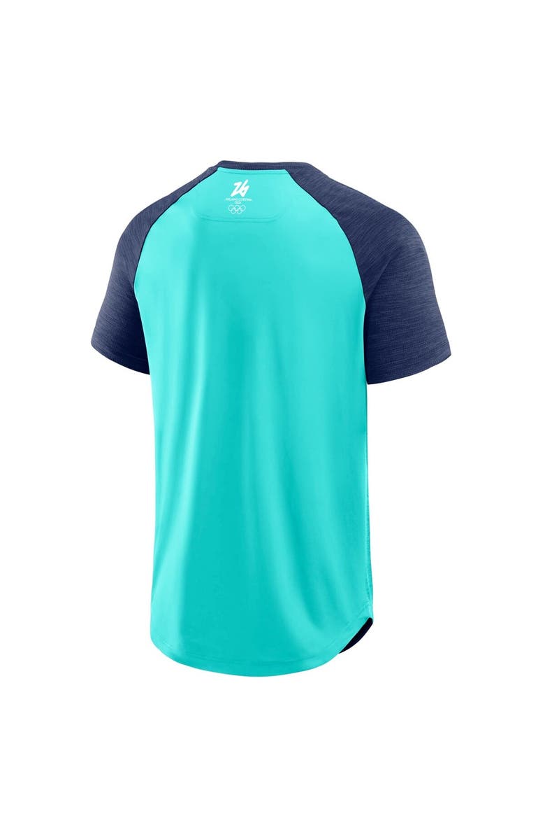 FANATICS Men's Fanatics Aqua Milano Cortina 2026 Winter Olympics Defender T-Shirt, Alternate, color, Aqua