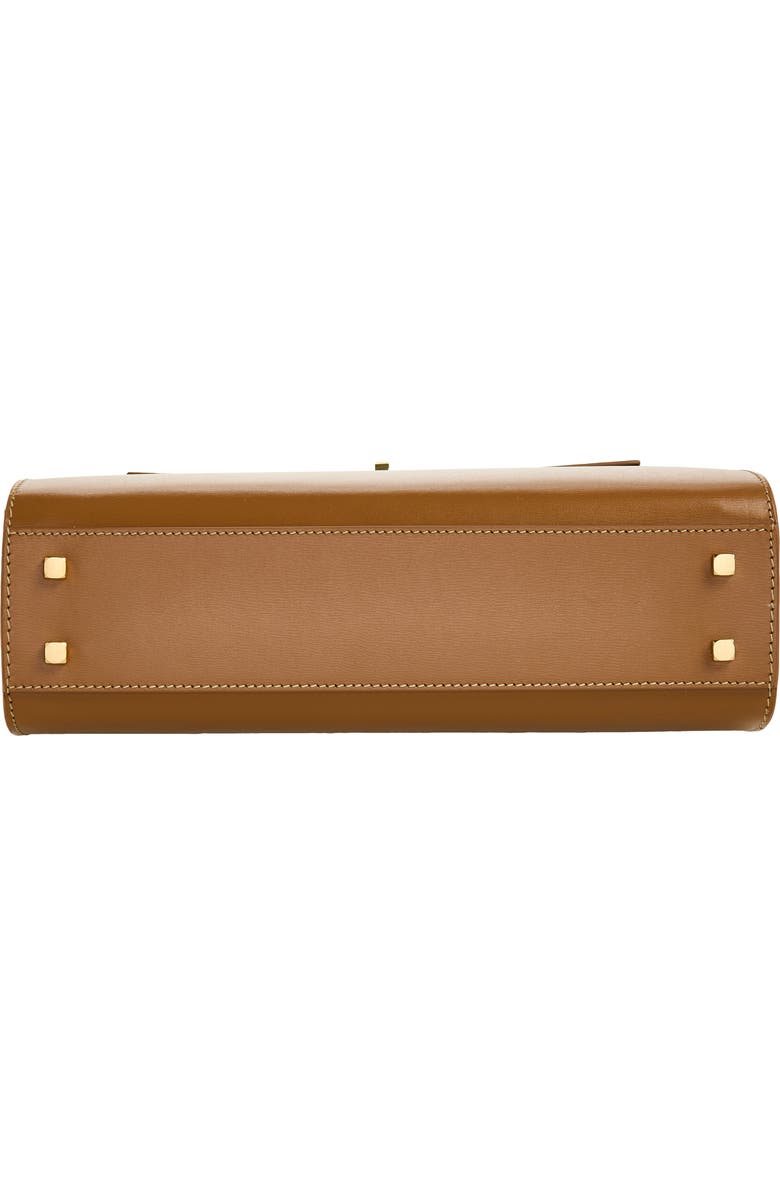 Anya Hindmarch Mortimer Leather Top Handle Bag, Alternate, color, Pecan