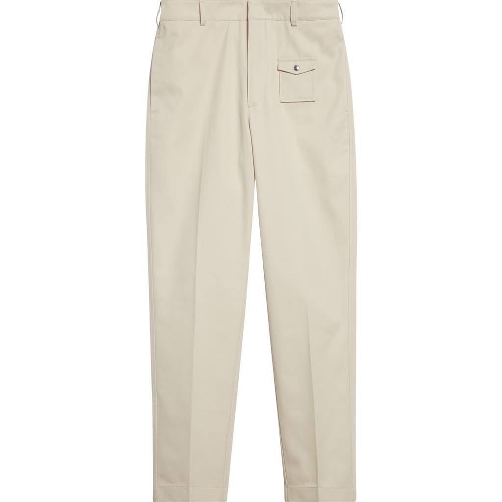 Moncler Tailored Gabardine Pants In Neutral