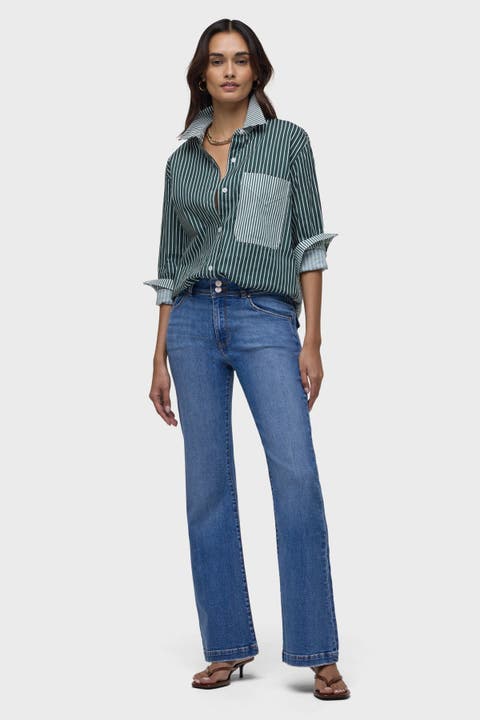 Dana Flap Pocket Flare