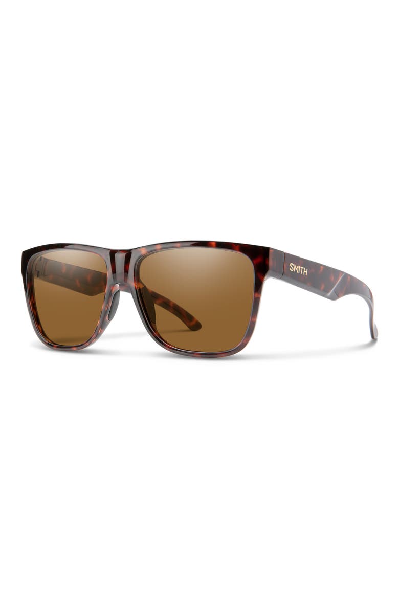 Lowdown XL 2 60mm ChromaPop™ Polarized Square Sunglasses, Alternate, color, TORTOISE / CHROMAPOP BROWN