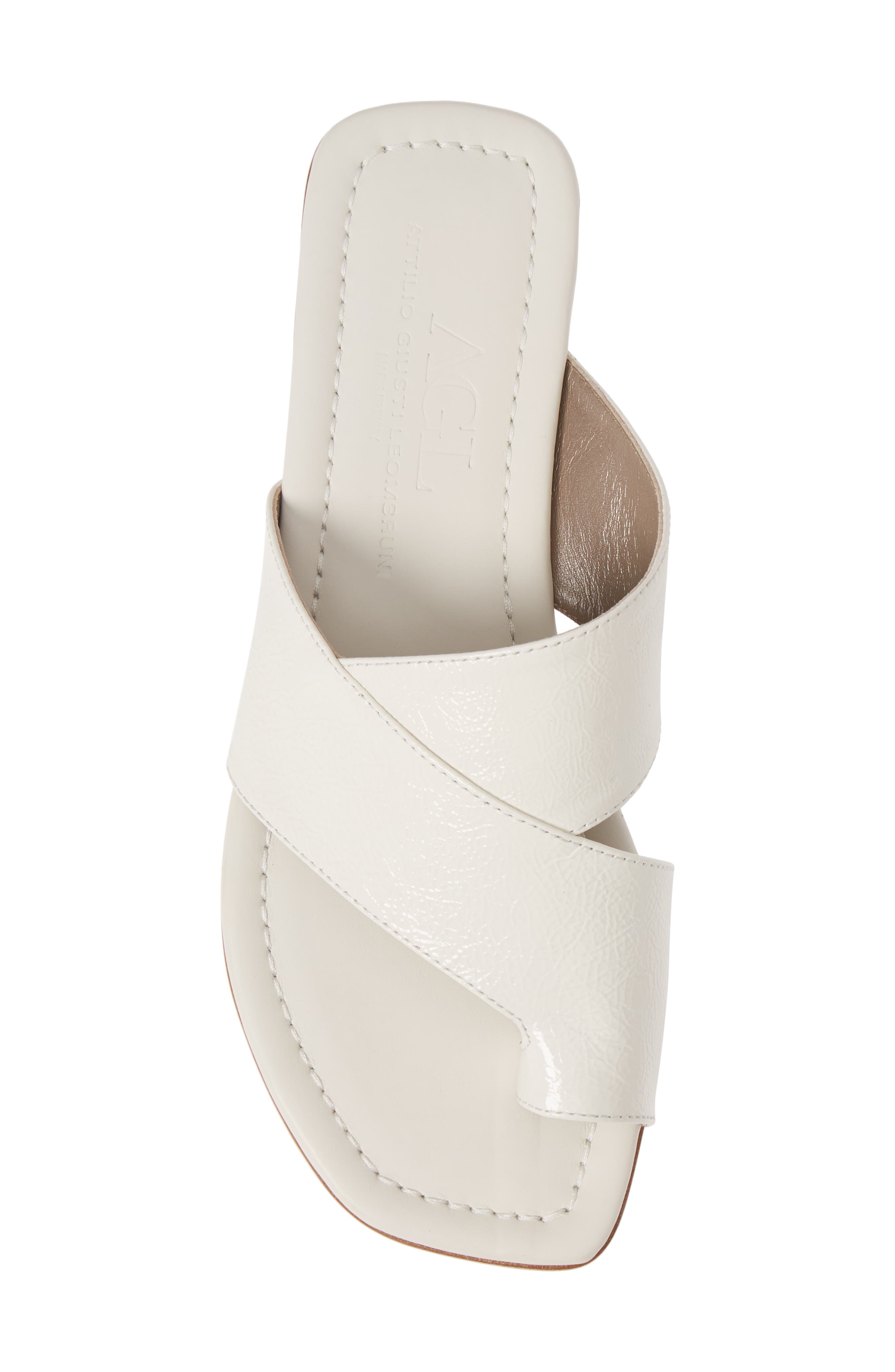 AGL Asymmetrical Toe Loop Slide Sandal, Alternate, color, 