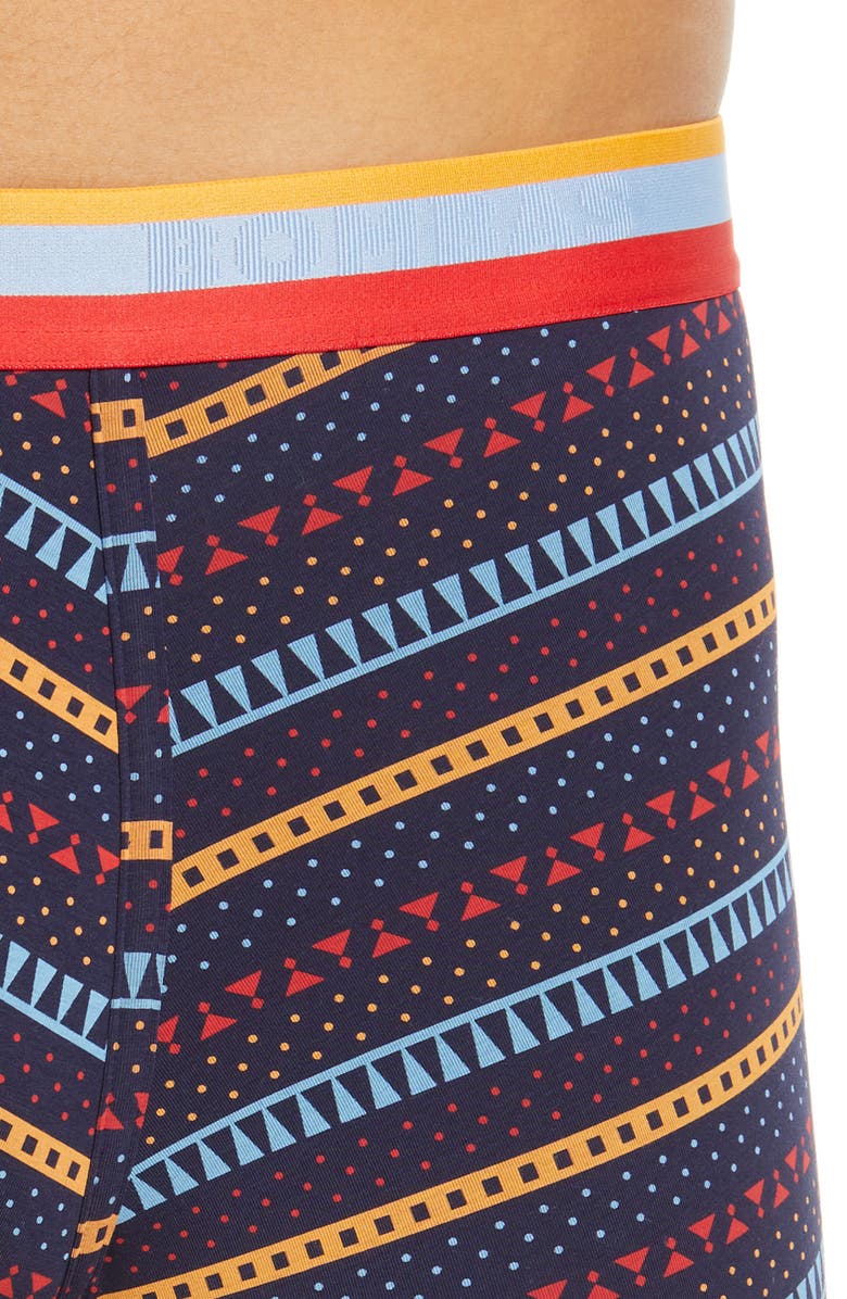 Bombas 3-Pack Cotton Modal Fair Isle Stripe Boxer Briefs, Alternate, color,