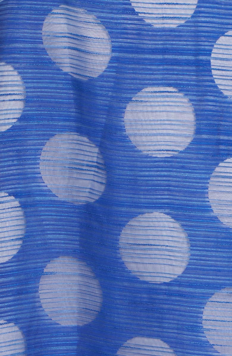 Adrianna Papell Pop Dot Fit & Flare Dress, Alternate, color, 